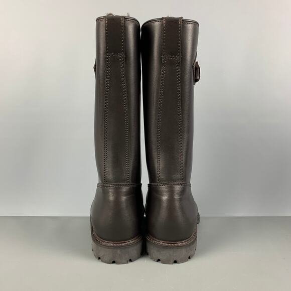 PAUL STUART Size 8 Brown Solid Leather Pull On Boots - Picture 3 of 10